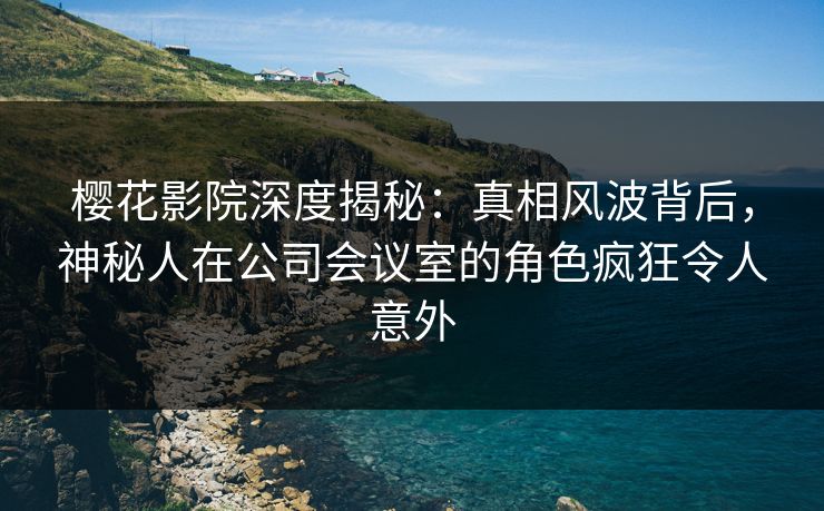 樱花影院深度揭秘：真相风波背后，神秘人在公司会议室的角色疯狂令人意外
